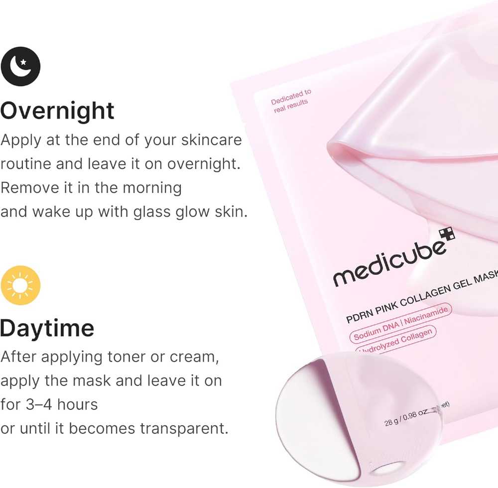 Medicube pink collagen jelly gel mask